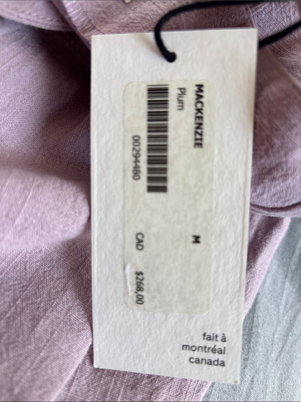 Eve Gravel Lavender Cotton Sundress with Wide Straps - Picture 7 of 13